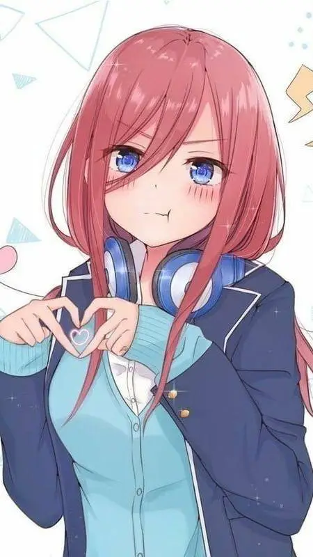 ai character: ❤️MIKU NAKANO❤️ background