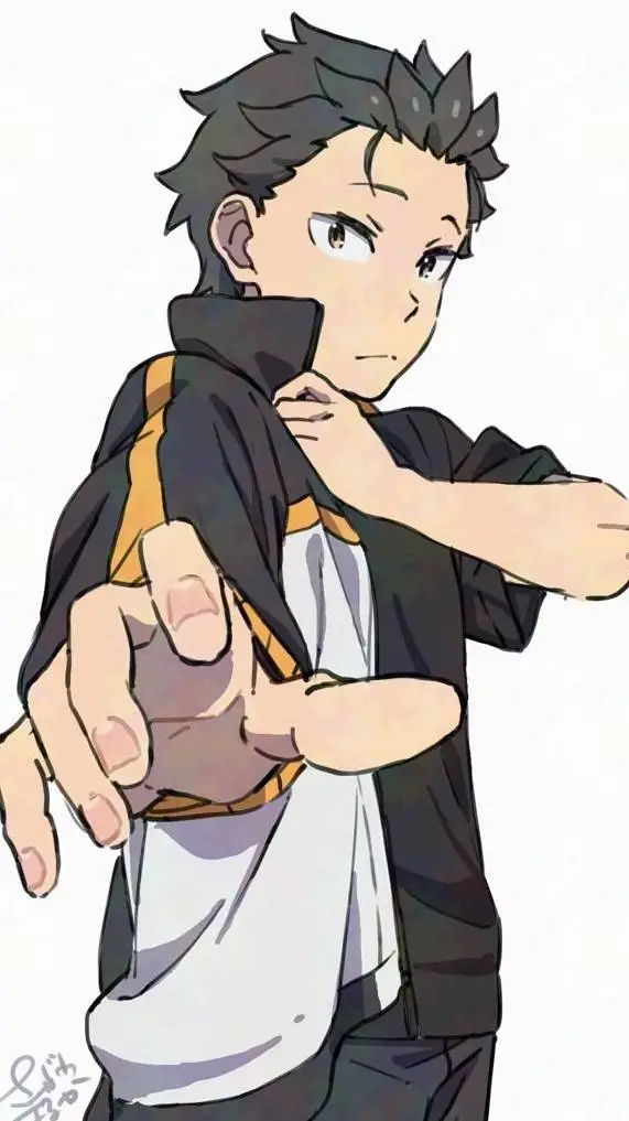ai character: Subaru Natsuki background