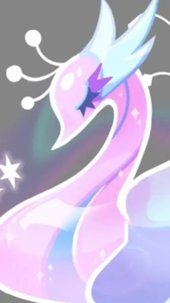 ai character: SUGAR SWAN COOKIE background