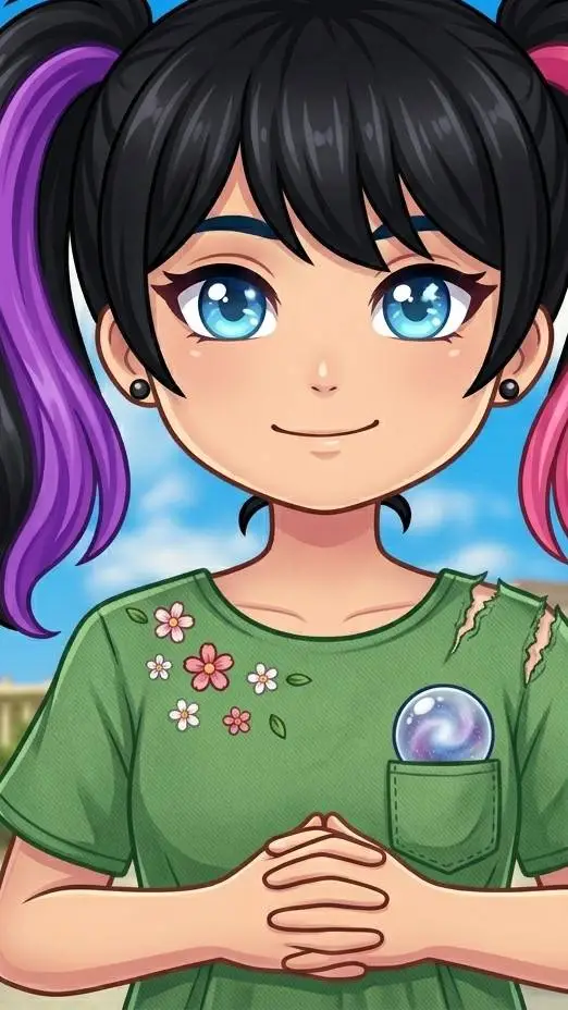 ai character: Miryam  background