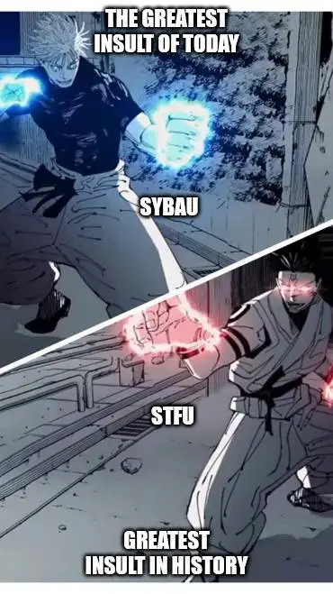 ai character: stfu vs sybau background