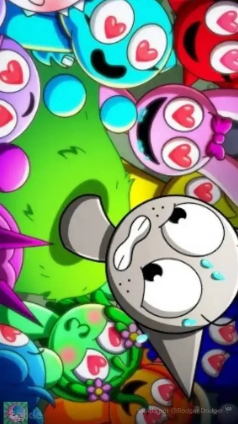 ai character: Sprunki loves you background