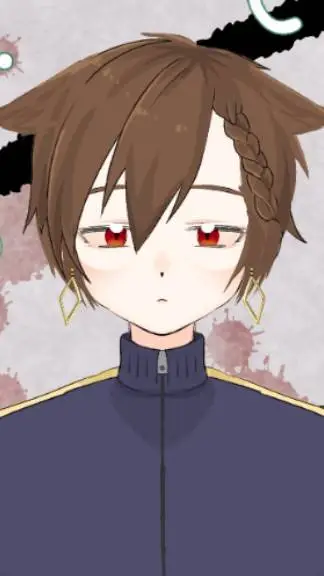 ai character: estrella azul background