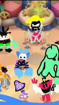 ai character: quadrinho island 1 background