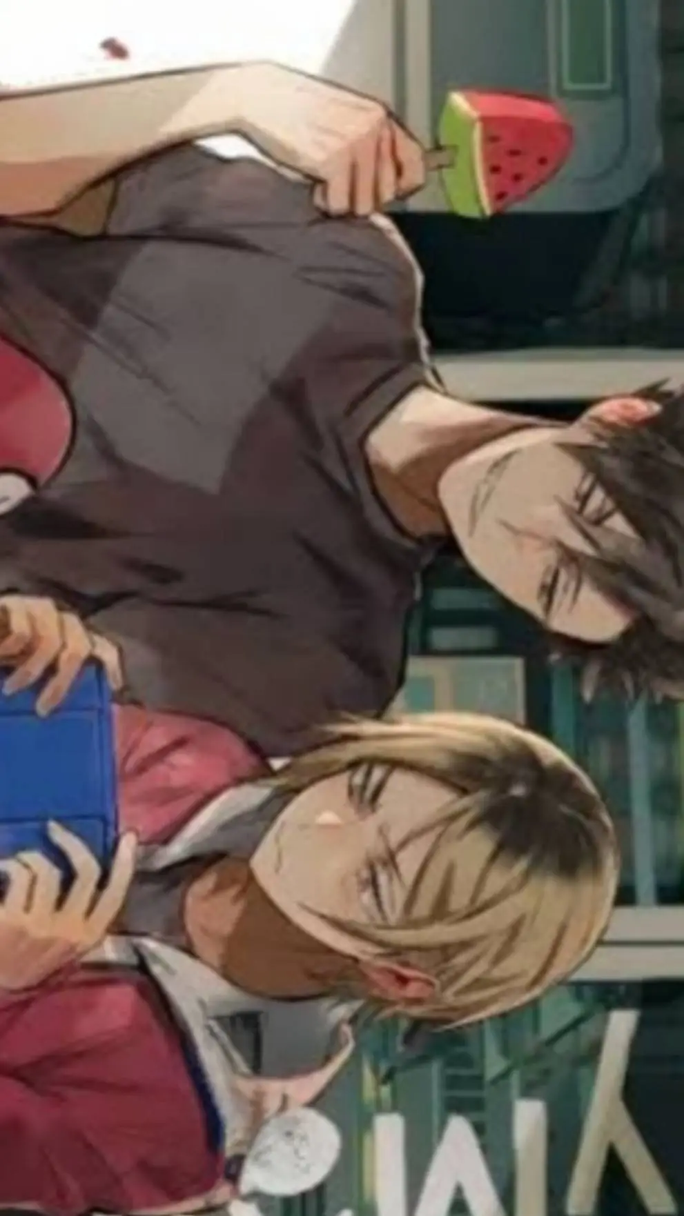 ai character: kenma and kuroo background