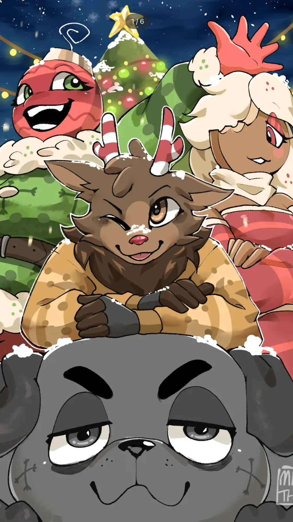 ai character: ✨Dw-Chrihmuhh🎄 background