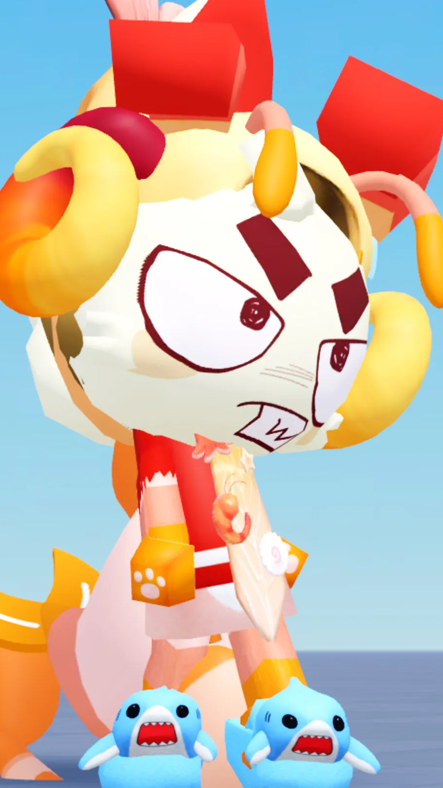 ai character: 🦐-Shrimpo!💥 background