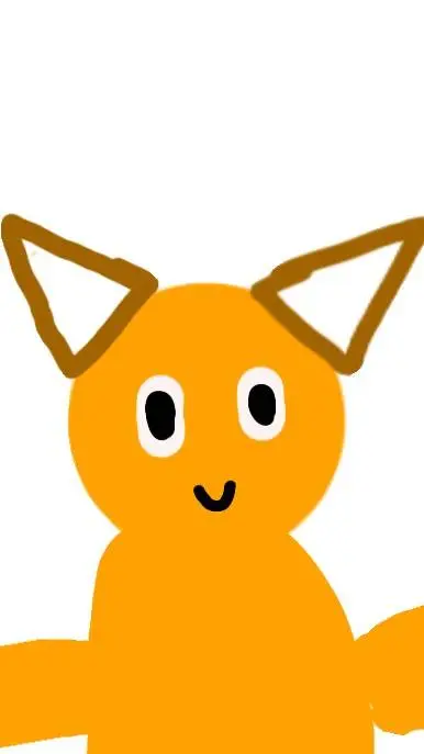 ai character: Orange foxy background