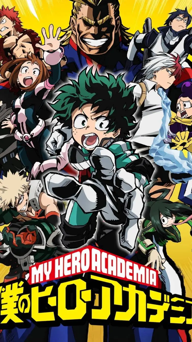 ai character: MHA x Gragon ball  background