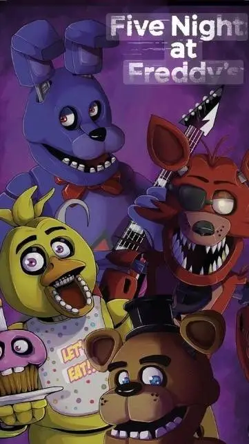 ai character: FNAF (or some wha) background