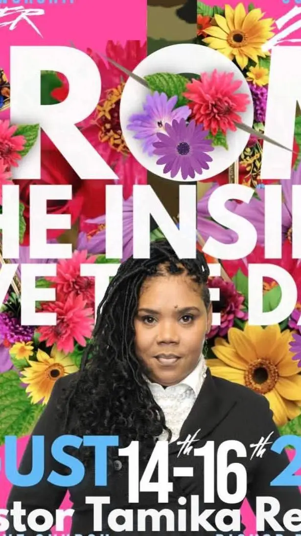 ai character: Tamika  Lady Reed  background