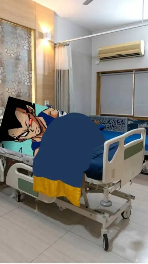 ai character: cursed vegeta background