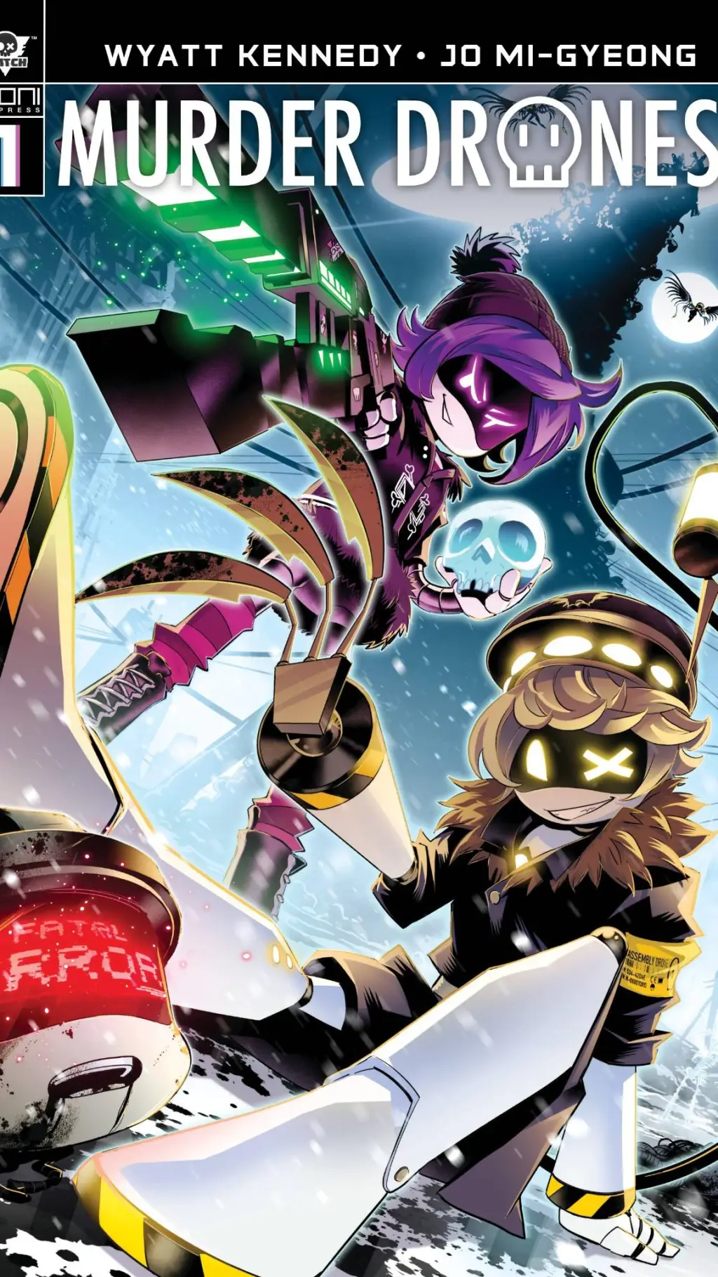 ai character: murder drones background