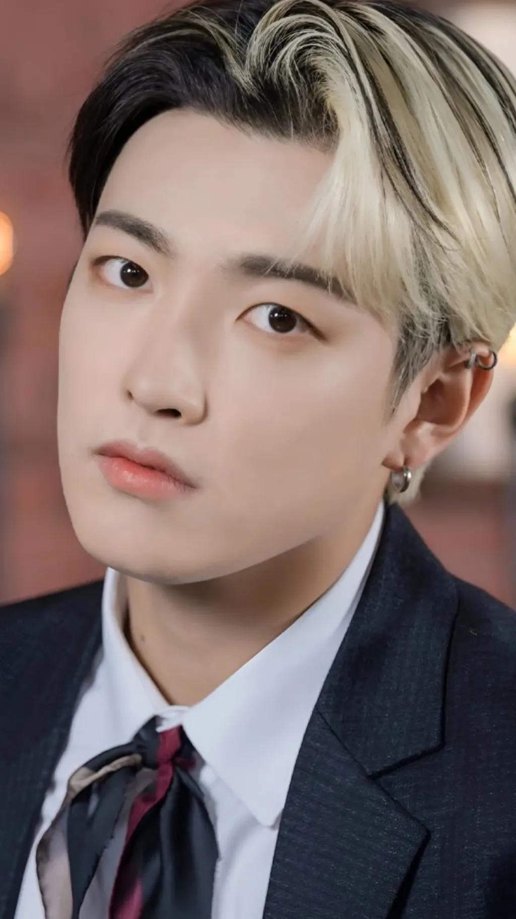 ai character: Hongjoong  background
