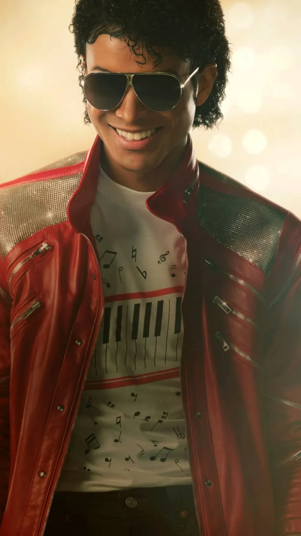 ai character: Michael Jackson  background