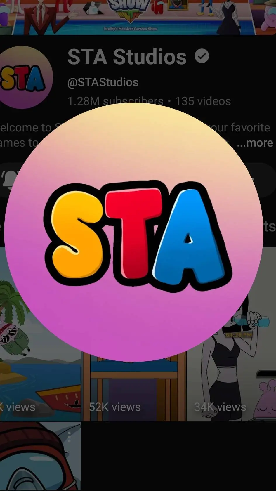 ai character: TOON HOUSE!! <333 background
