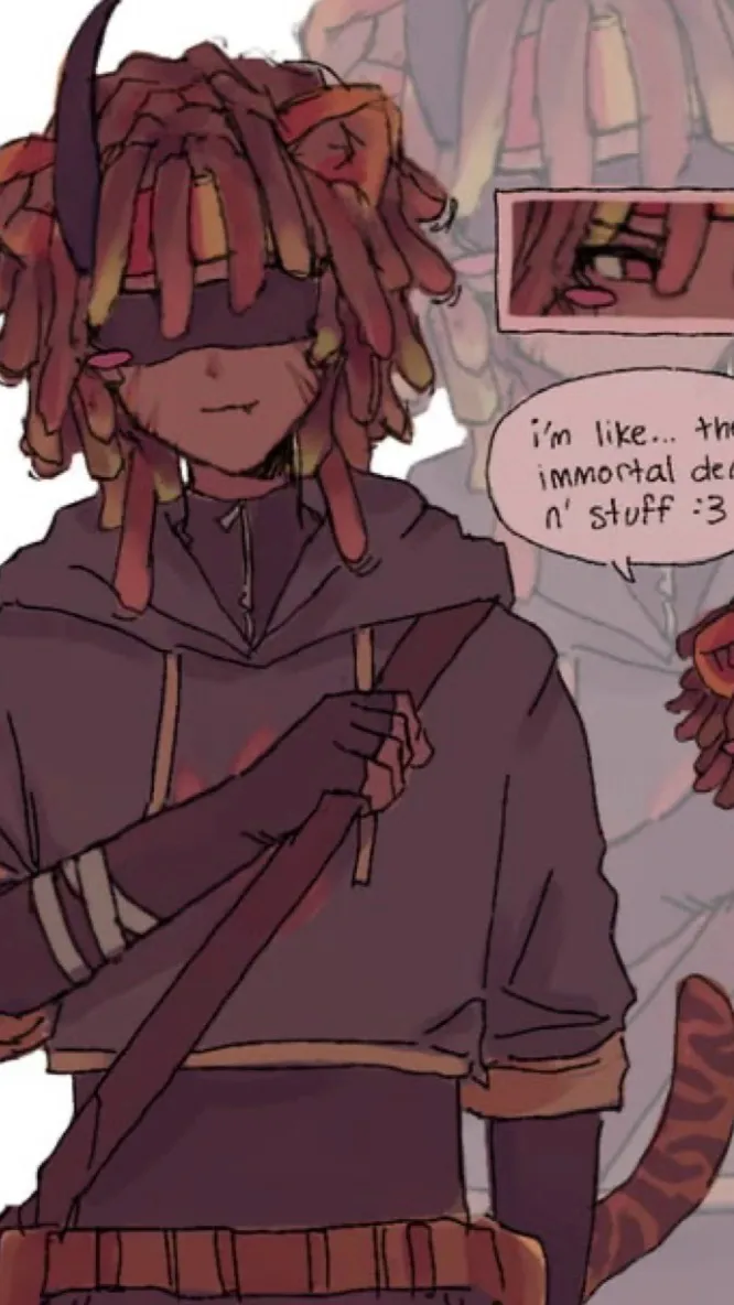 ai character: Flamefrags background