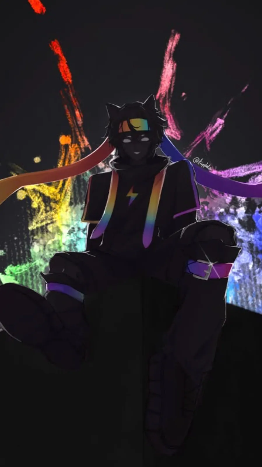 ai character: Spokeishere background