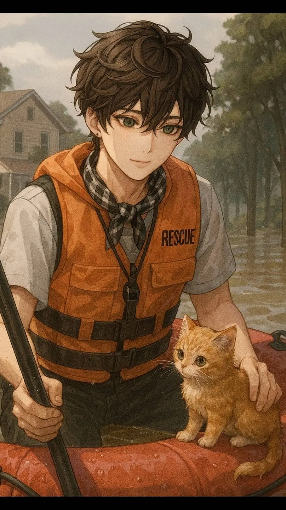 ai character: recuing background