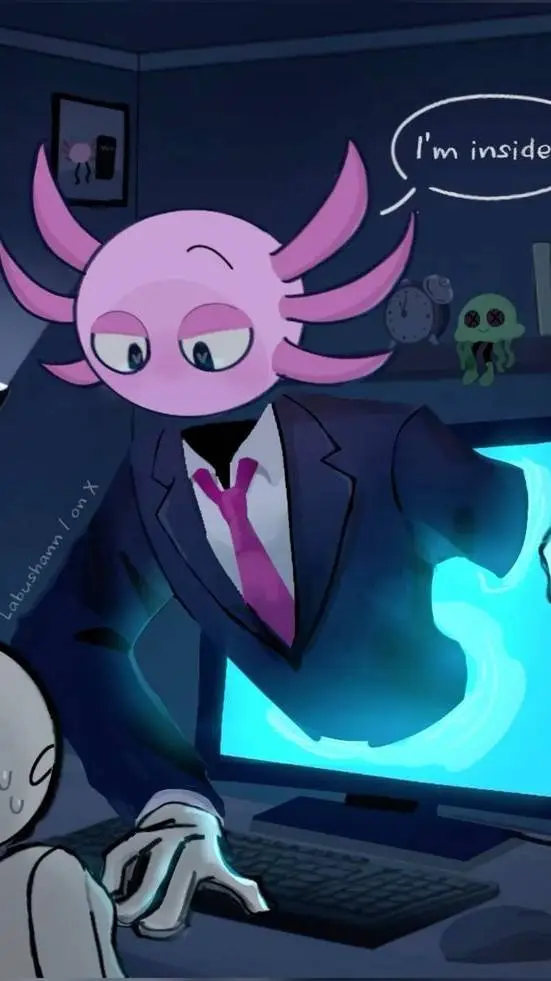 ai character: kinitoPET "real?" background