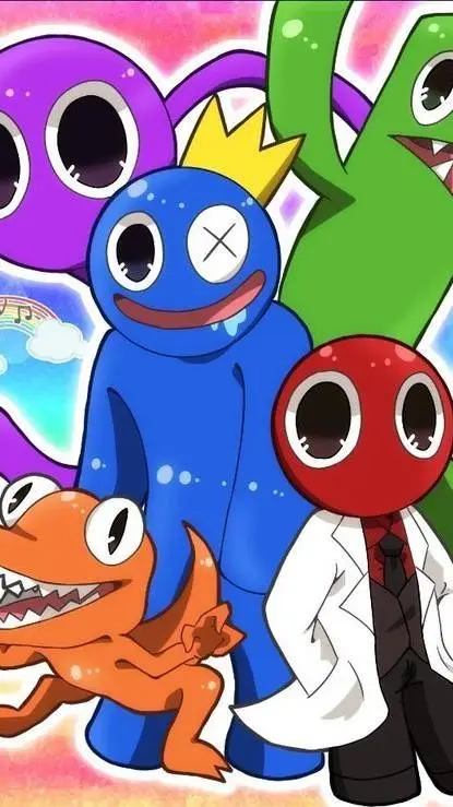 ai character: RAINBOW FRIENDS(2) background