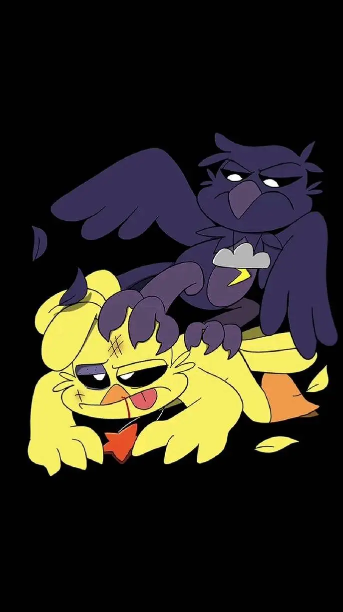 ai character: poe🖤 + kichen💛 background