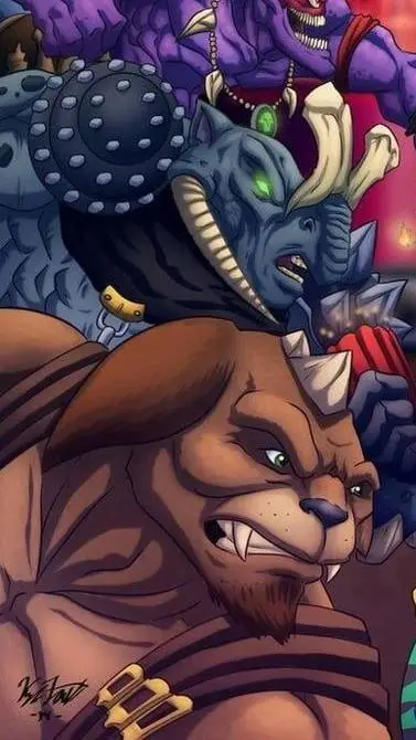 ai character: gorgonoides background