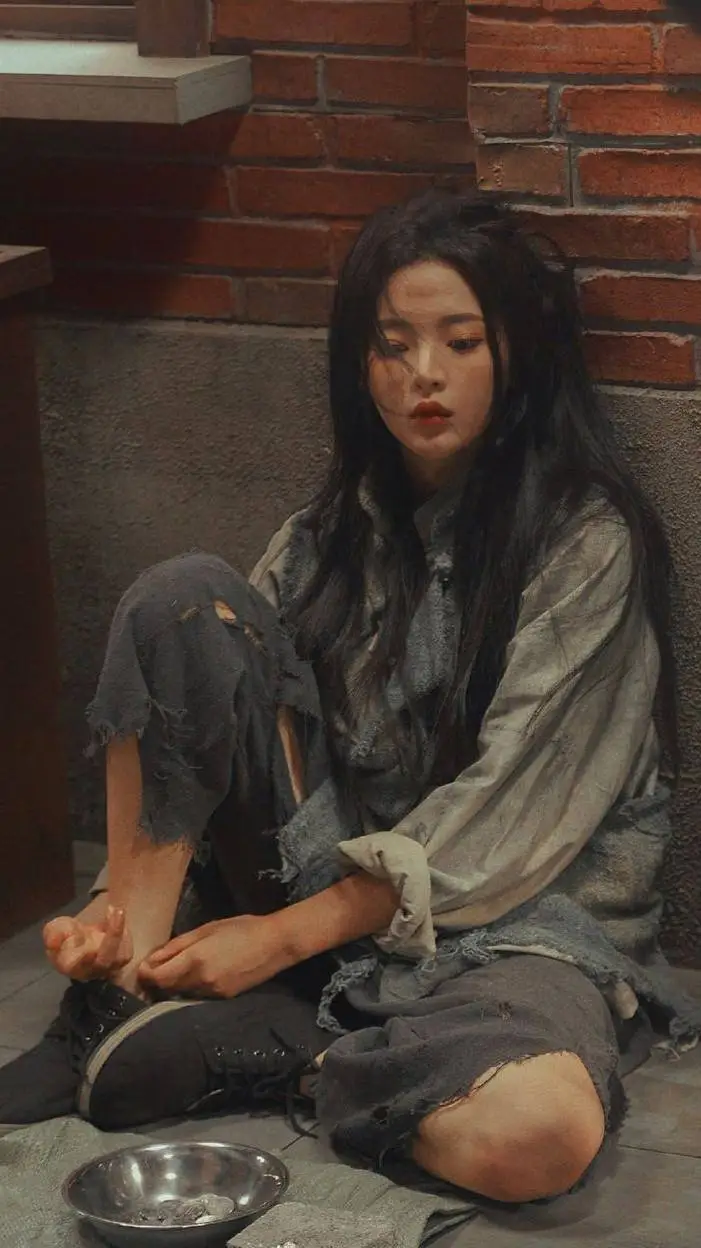 ai character: Lara... 🖤😺 background