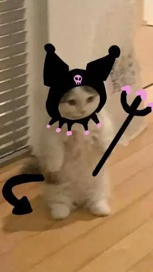 ai character: Michi Kuromi  background