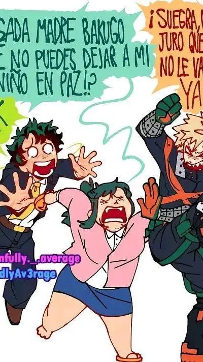 ai character: bakugo x deku background