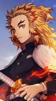 ai character: Rengoku KNY background