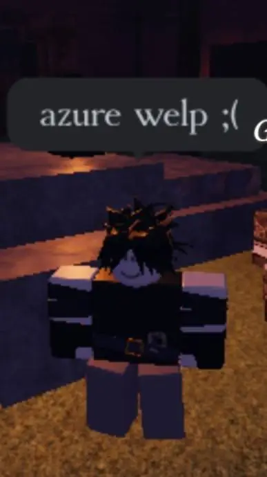 ai character: azure time!!!  background