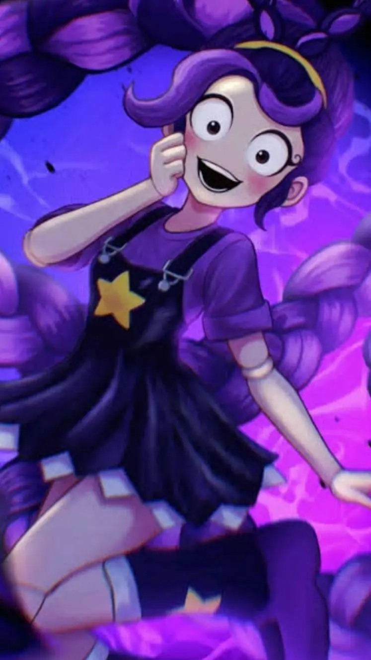 ai character: 🖤lily love braids💜 background