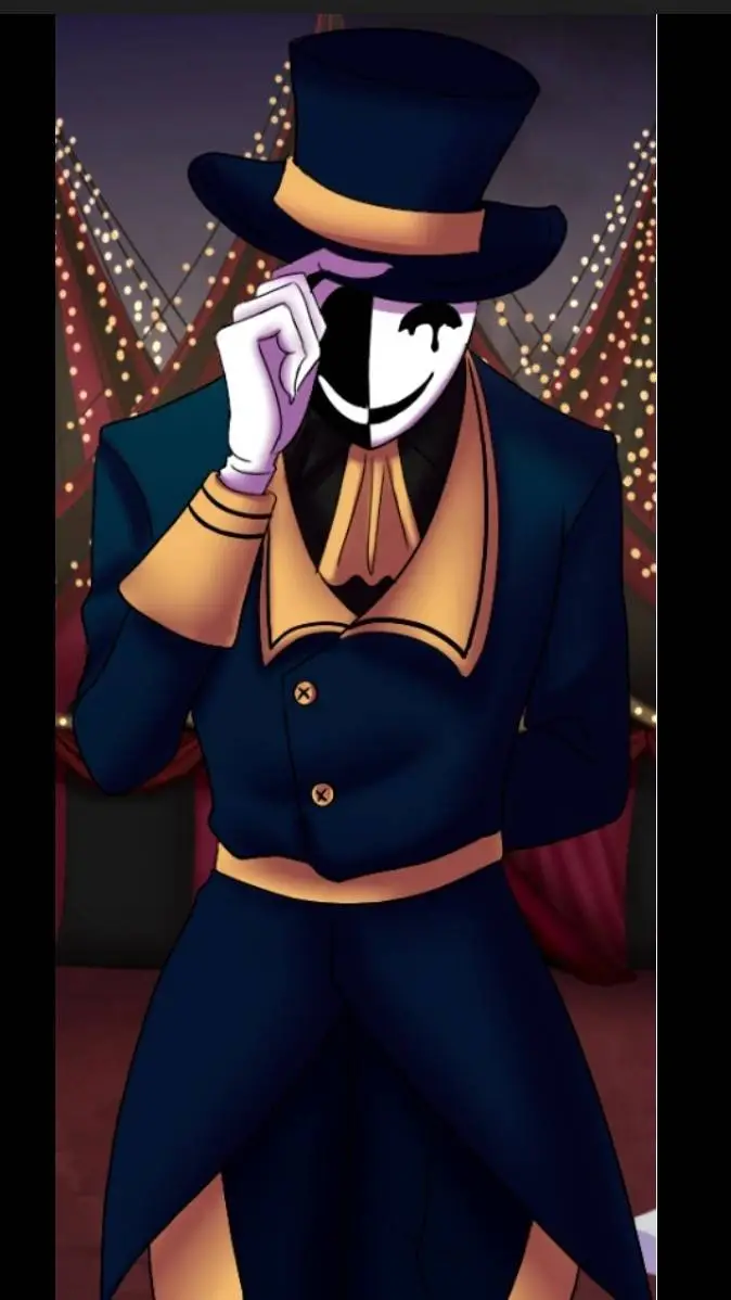 ai character: 🖤TICKET TAKER💙 background