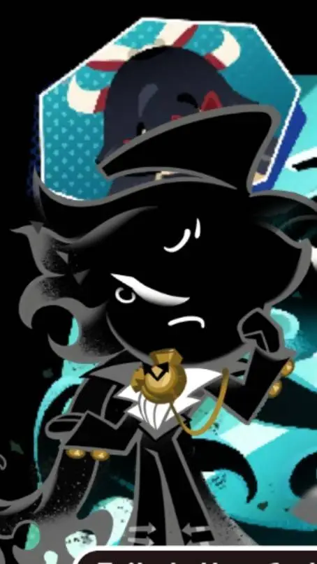 ai character: TIME SHADOW COOKIE background