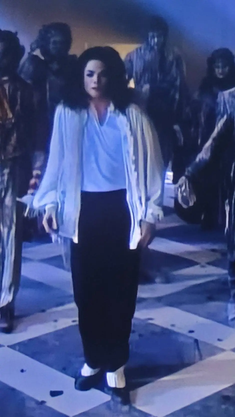 ai character: (ghosts) Michael.j background
