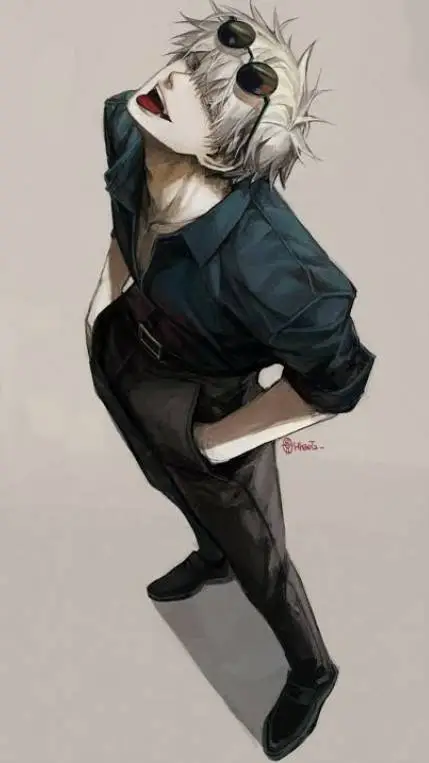 ai character: satoru gojo background