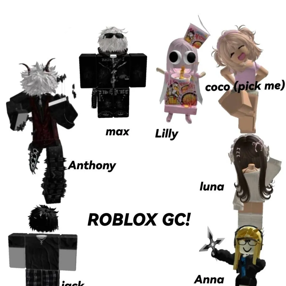 chat with ai character: roblox gc