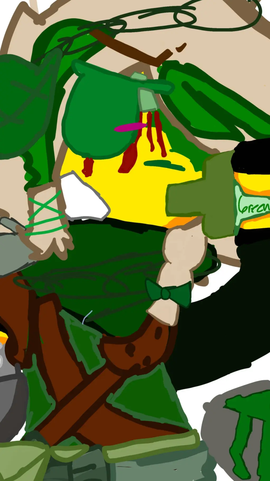 ai character: if ninjago cook  background