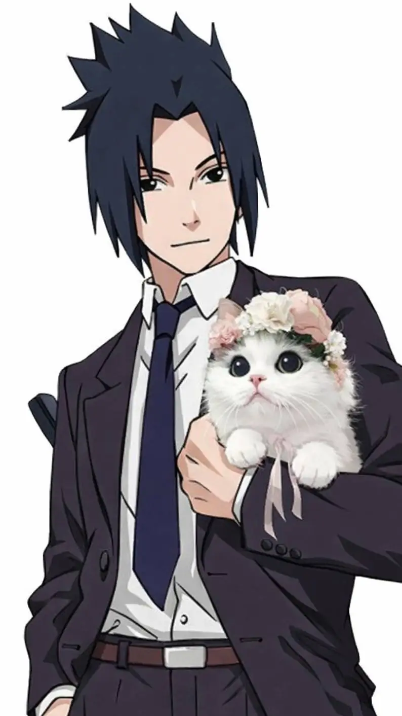 ai character: 😘Sasuke 🥰 background