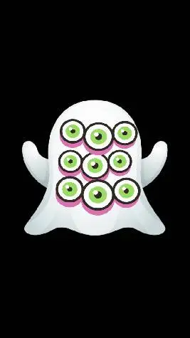 ai character: ghost background