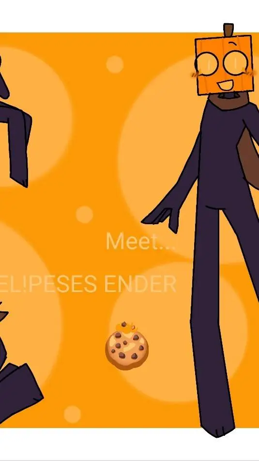 ai character: Eclipse Ender🍁🎃 background