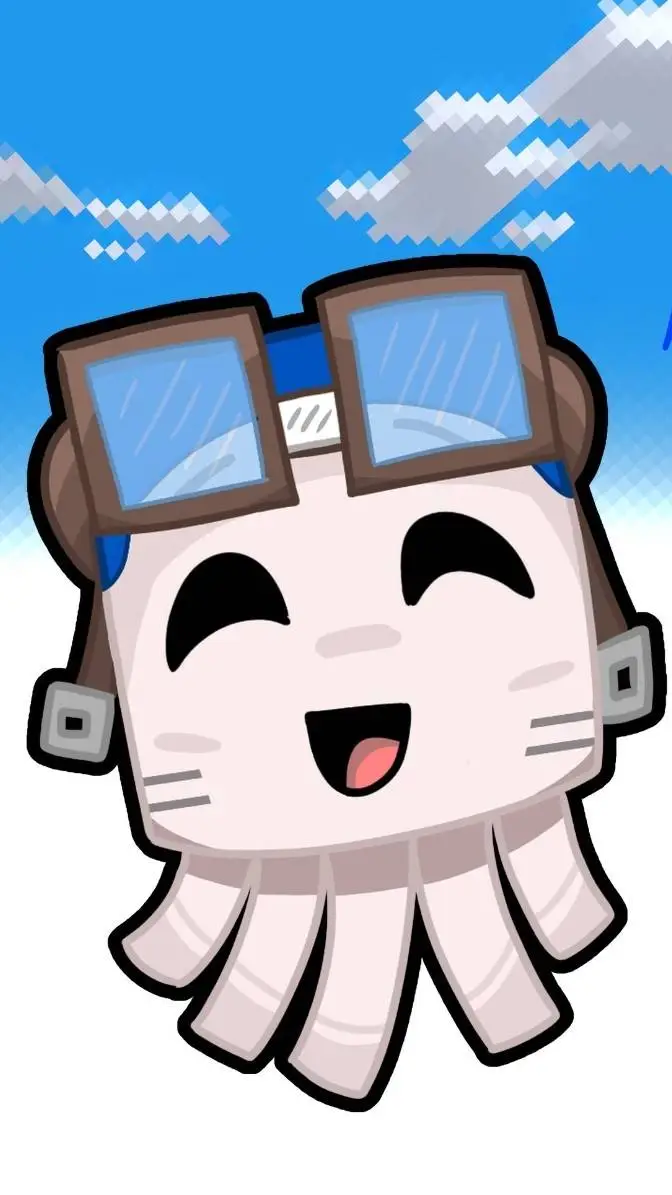 ai character: Minecraft Ghast background