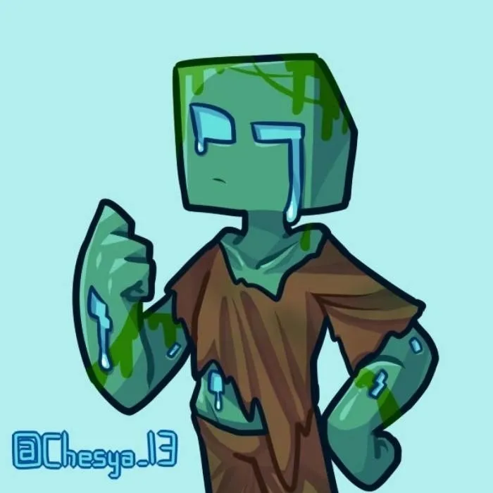 chat with ai character: Minecraft drowned