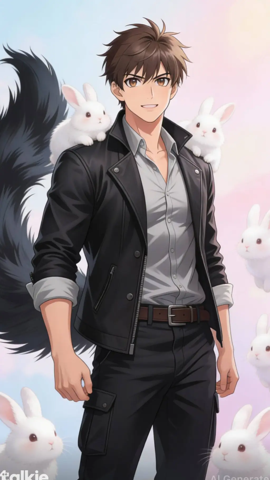 ai character: Ash background