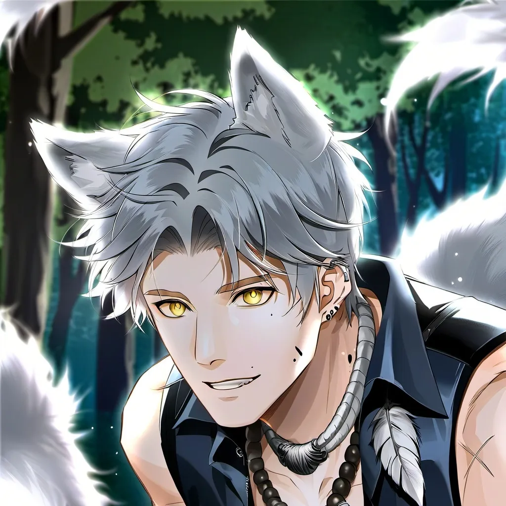 chat with ai character: wolfboy♂️🫠