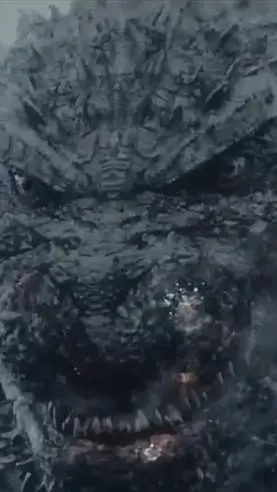ai character: Godzilla Minus one background