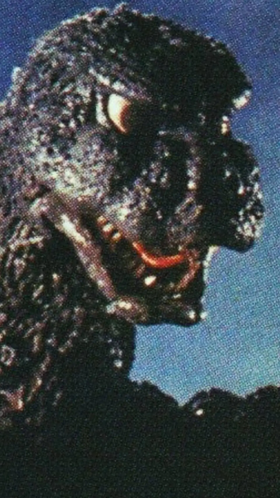 ai character: Godzilla 1973 background