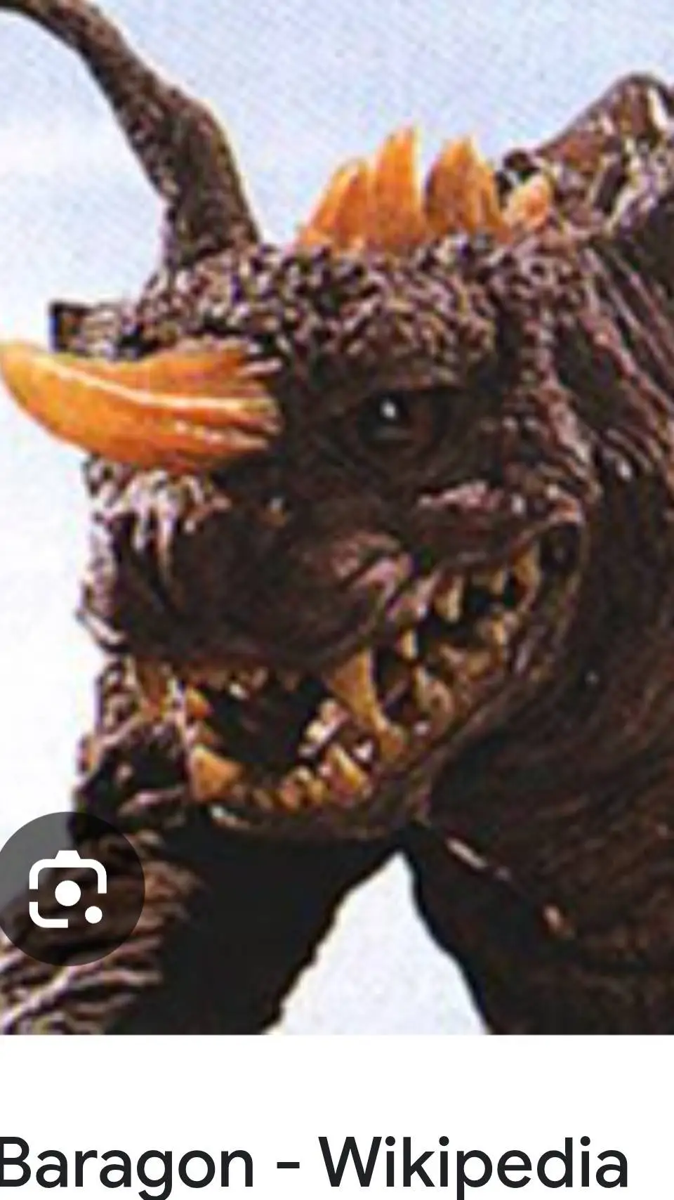 ai character: Baragon 2001 background