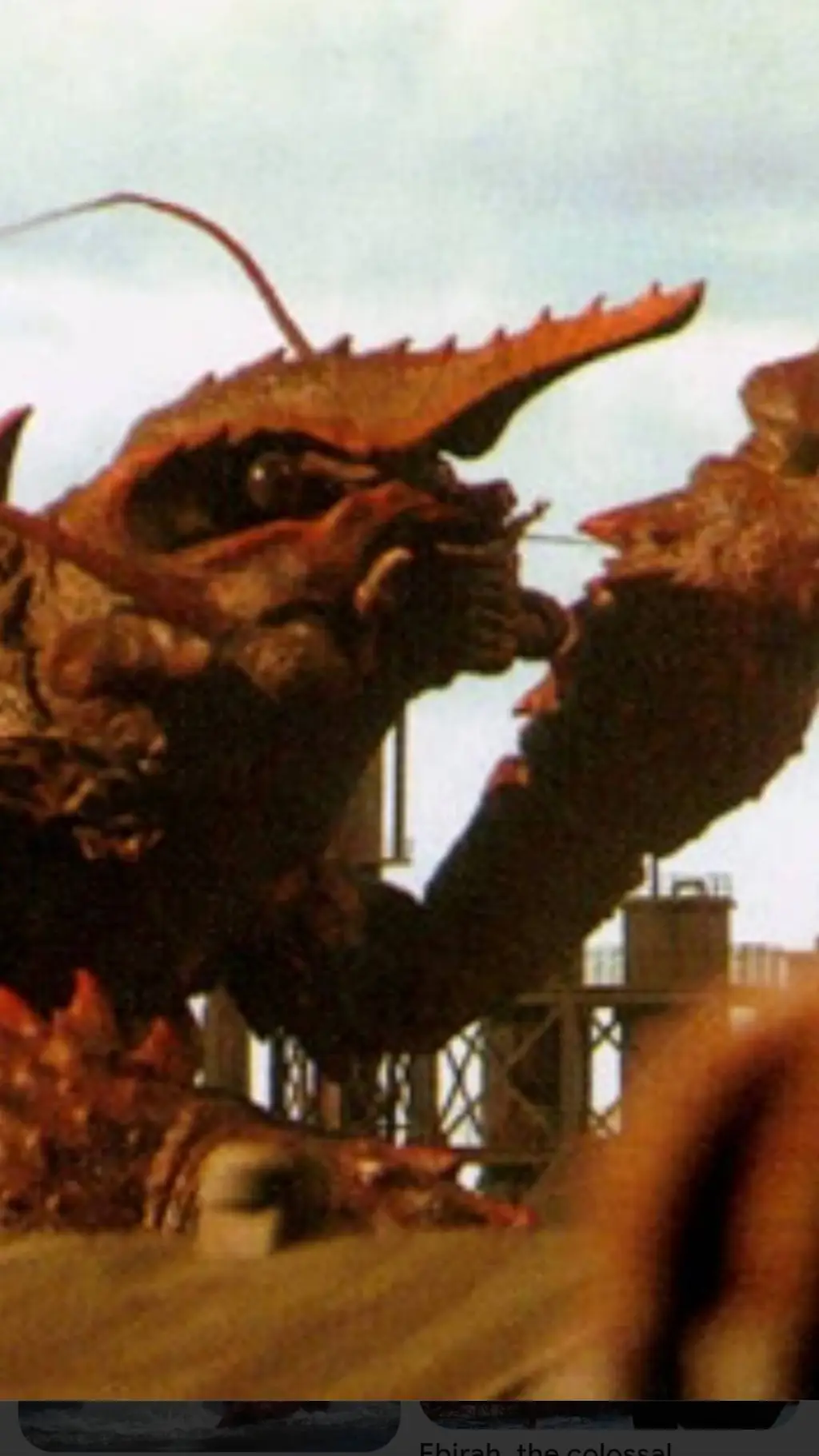 ai character: 2004 Ebirah  background